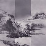 佚名•雪溪乘兴图  布面油画  300x300cm  2008