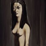 女人  布面油画 60x60cm  2004