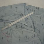 Cyan Rainbow Sword Oil on Canvas 80x100cm 2006