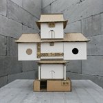 高岩松    三联 之三   纸盒  40X20X46cm  2007-2008