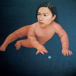 婴儿3号 布面油画  150 x 180 cm 1998