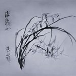 Li Shan Orchids  Oil on Canvas  200x250cm  2005