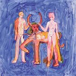 Wen Ling   Boy, Girl, and Cow Monster No.1     Oil on Canvas   50x50cm   2007